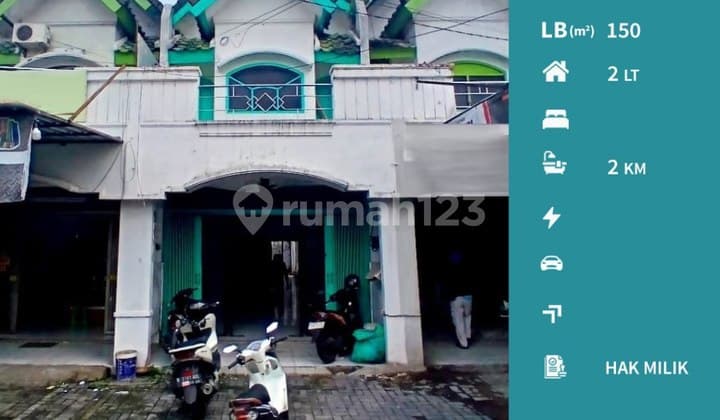 Disewakan Ruko Cocok untuk Usaha di Kalpataru Malang