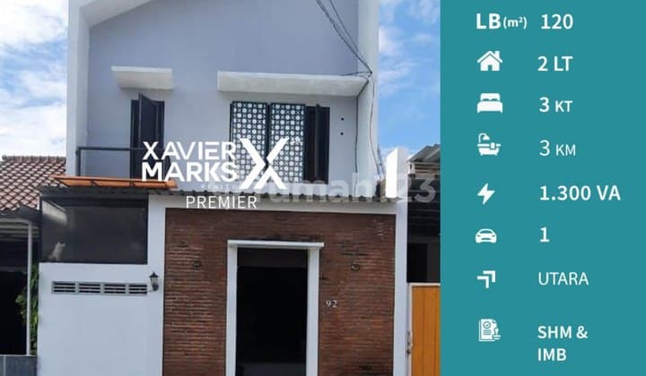 Dijual Murah Rumah 2 Lantai Siap Huni di Pandanwangi, Blimbing Malang