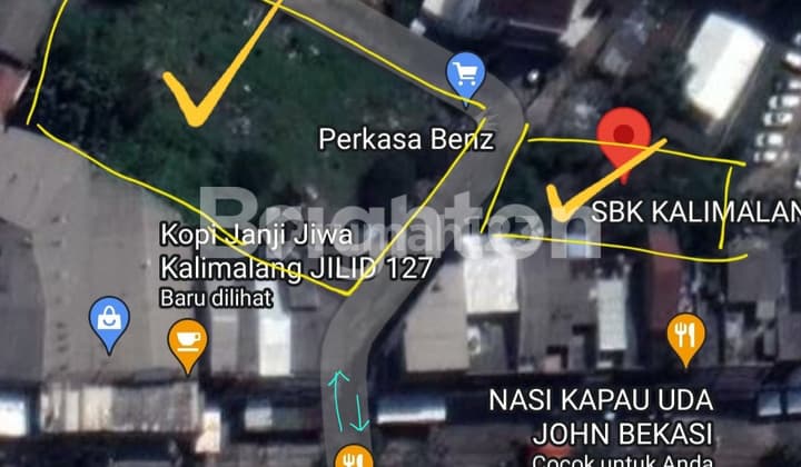 Tanah Murah di Jl.KH Noer Ali Jakasampurna Kalimalang Kota Bekasi