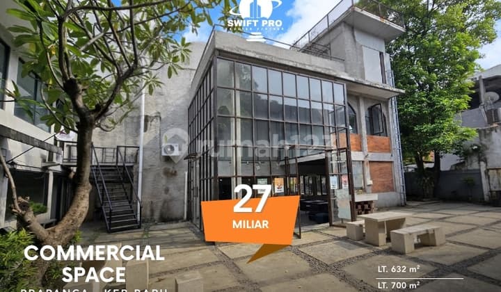 Tempat Usaha Komersial, Strategis, Prapanca Raya Cocok untuk Cafe