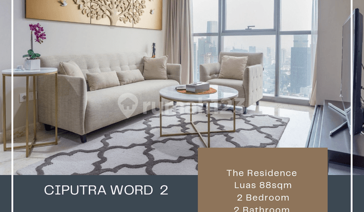 Disewakan Apartemen Ciputra Word 2 Unit Bagus 2Br