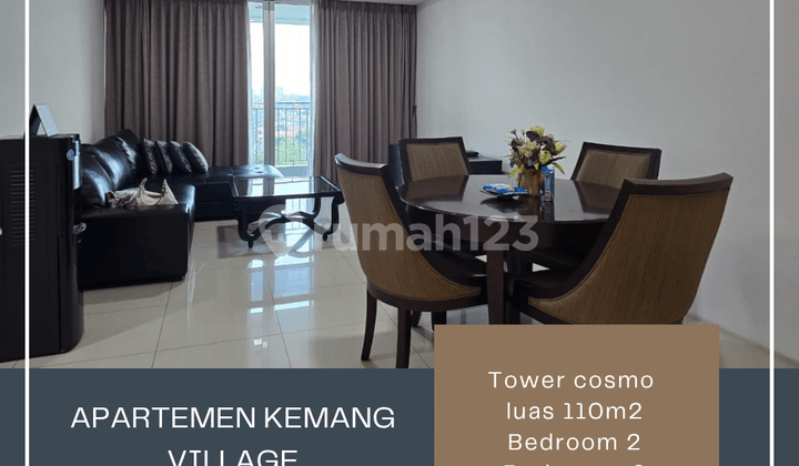 Disewakan Apartemen Kemang Village 2br