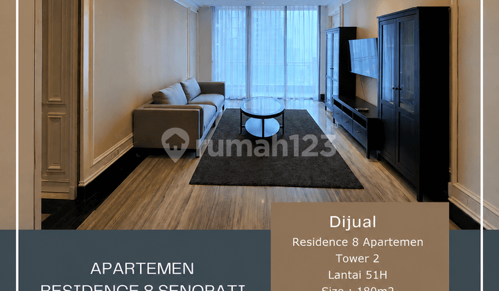 For Sale Cheap Apartment Residence 8 Senopati 3BR Good Furnish