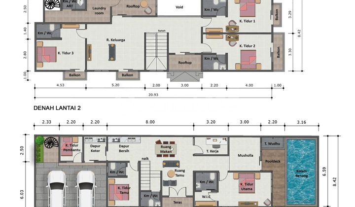 Hunian Elite di Sleman Jogja dengan Kolam Renang Pribadi