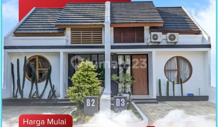 Rumah Murah Jogja Barat Dalam Cluster Desain Jepang 20 Menit ke Kota