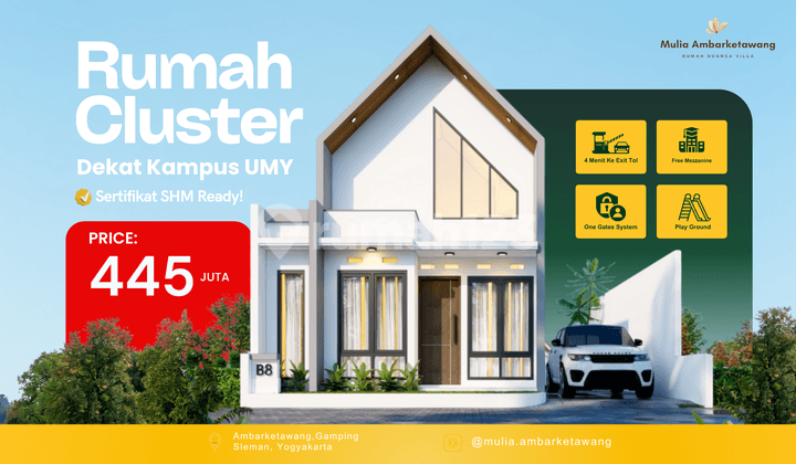 Rumah Murah Sleman Dekat Kampus UMY Jogja