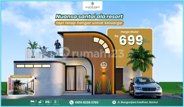 SHM VILLA JOGJA MODERN DESIGN STRATEGIC NEAR BANTUL RINGROAD