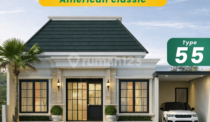 Strategic Godean Residence American Classic Style Only 15 Minutes From the City