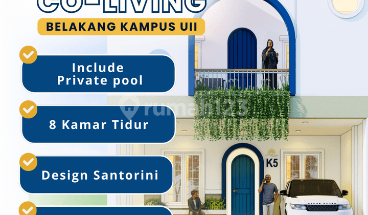 Passive Income Pasti! Jual Rumah Kost Dekat Uii Pusat Bonus Furniture