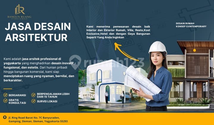 Jasa Arsitek Jogja Profesional Desain Rumah Minimalis & Modern