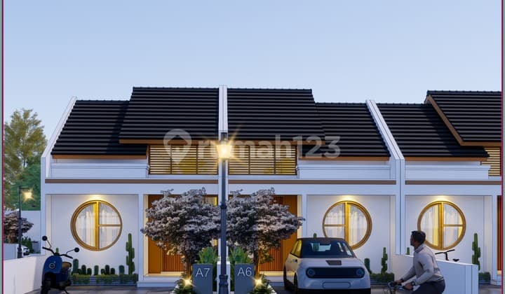 Rumah Jogja Murah Dekat Brimob Sentolo Ada Pos Security Desain Jepang