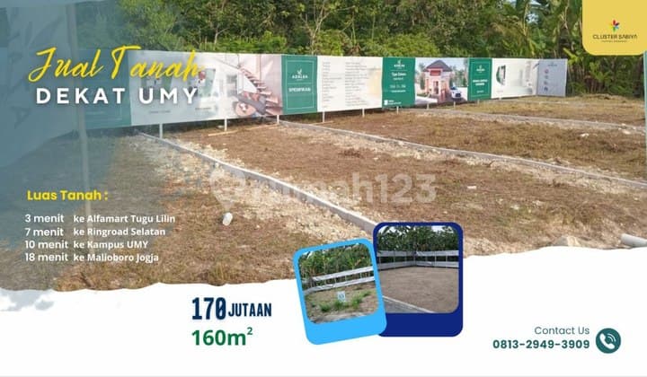 Land Ready to Build in Bangunjiwo Kasihan - Affordable Price with Freehold Land Certificate