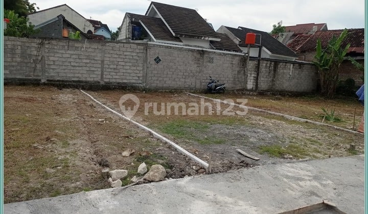 Land worth 100 million in Jogja near UMY Campus in Bangunjiwo, Bantul.