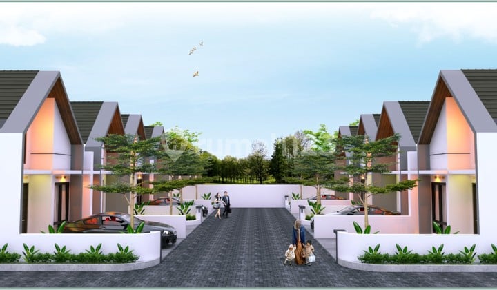 Rumah Murah Sleman Dekat Pasar Gamping Ada Pos Security Senyaman Villa