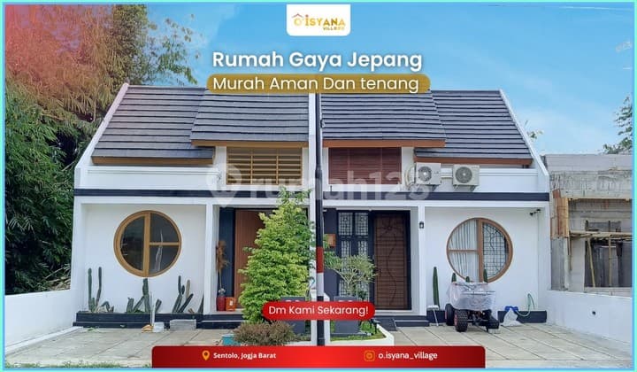 Rumah Murah Jogja Jalan Wates Nuansa Jepang 300 Jutaan