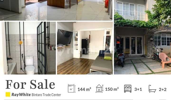 Rumah Murah Dekat Stasiun Pondok Ranji Bintaro SHM