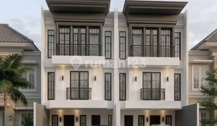Modern 3-Story House in Bintaro - 4+1 BR, Freehold Certificate, North-Facing, Negotiable Price!