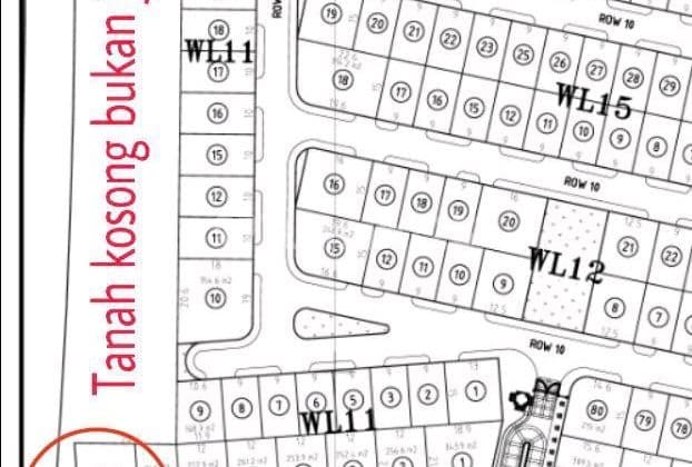 Tanah Kavling Hook Citraland Woodland Surabaya