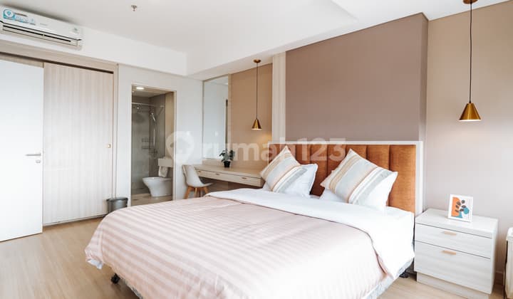 Sewa Apartment Skandinavia Full Furnished 2Br Lux 90M2 Siap Huni di Tangerang