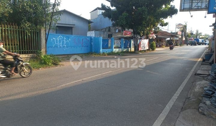 Di jual Tanah strategis di pinggir jalan raya Setu Bantar gebang