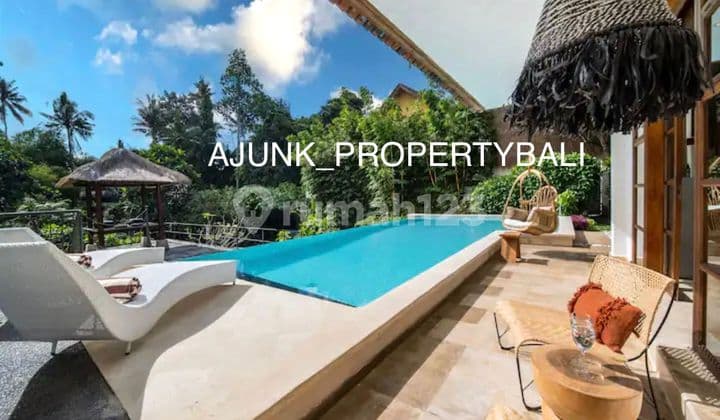 Vila Mewah Dgn View Pepohonan & Sungai, 5 Mnit ke Central Ubud