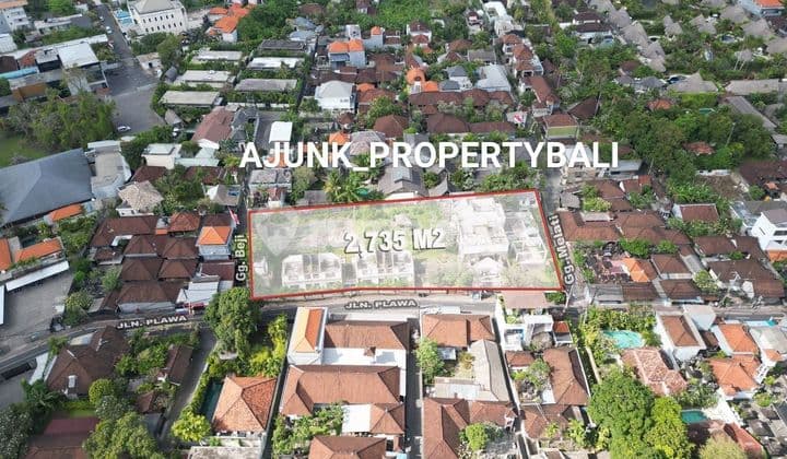 Tanah Strategis Jln Utama Cocok Untuk Resto/Vila Pribadi,Seminyak