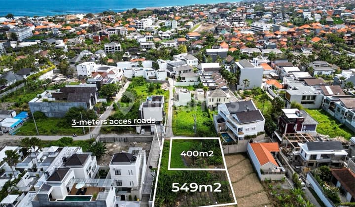 2 Plot Tanah Kavling Premium, Lokasi Dibelakang Starbucks Berawa