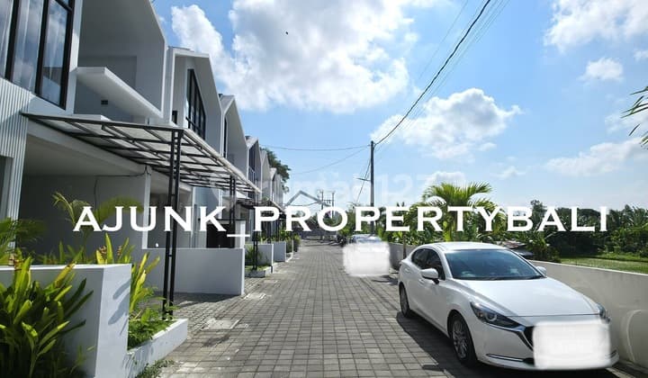 Modern View Villa Rice Field One Gate Security Environment in Seminyak