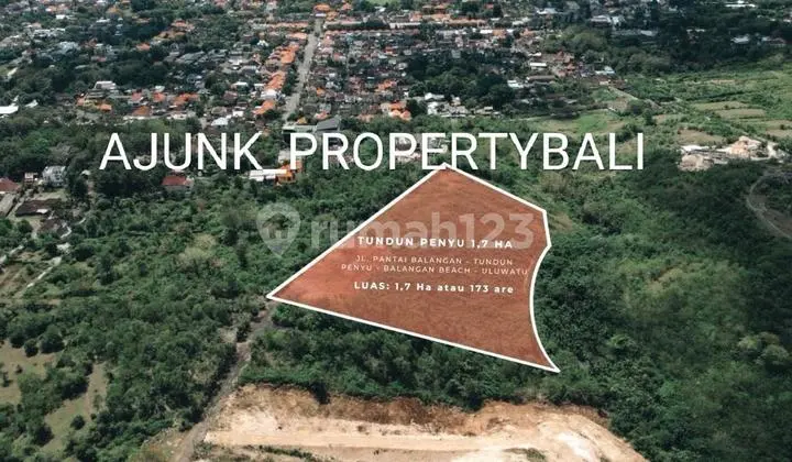 Tanah Strategis View Laut & Airport Jln Pantai Balangan, Ungasan