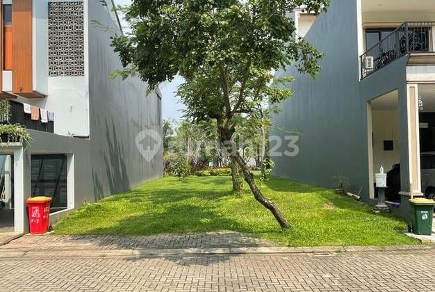 Dijual kavling di Cajuputih, de park, bsd, depan taman, kotak, timur laut