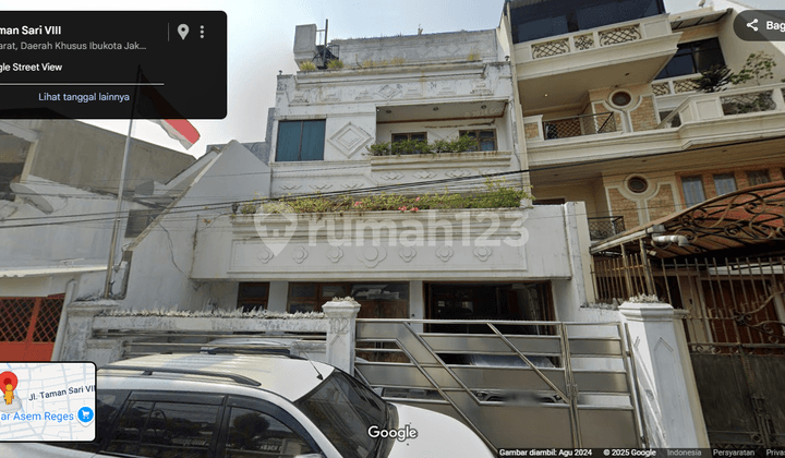 Rumah Murah 3 Lantai di Jalan Taman Sari Maphar Jakarta Barat