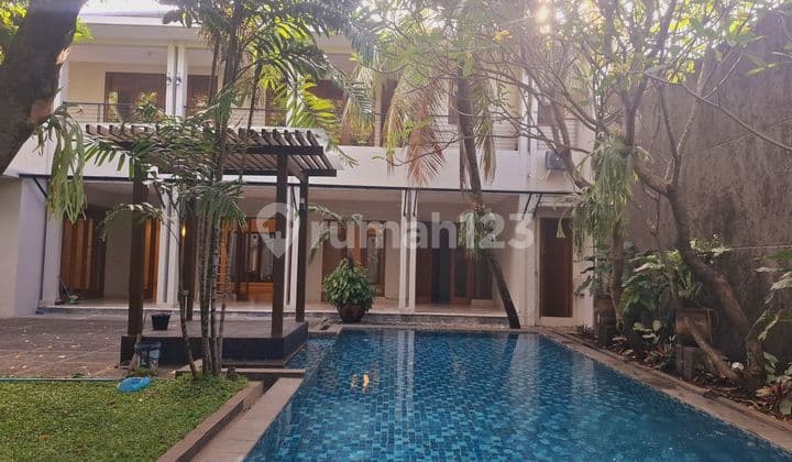 House For Rent In Pejaten Near Kemang With Garden And Private Pool