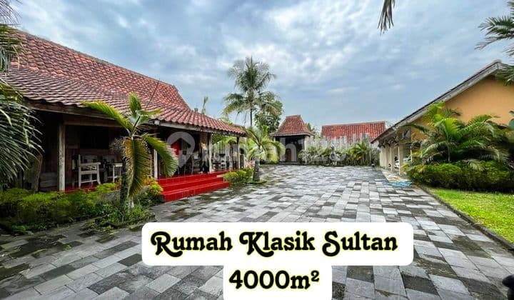 Classic Teak Wood House in Kaliurang Collector's Quality