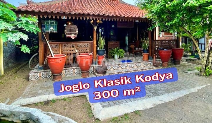 Rumah Joglo Dalam Kota Tepi Jalan Raya Luas 300 M²
