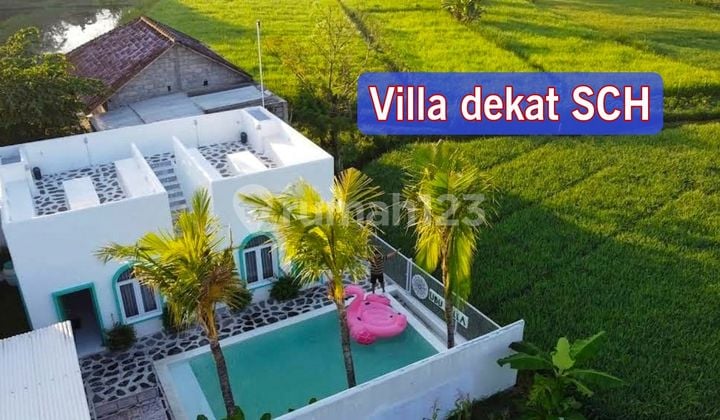 Villa Alam Persawahan Dekat Jalan Magelang