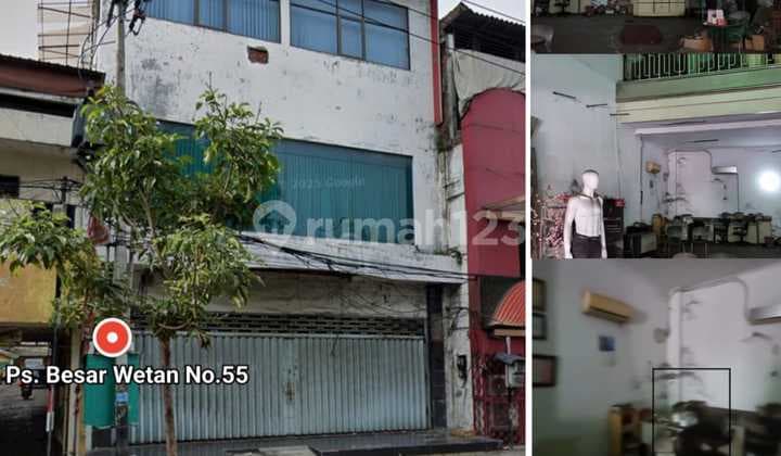 Dijual Ruko LT 3 di Pasar Besar Wetan Li