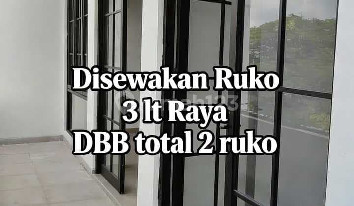 Disewakan Ruko 3 Lantai (Ada 3 Ruko) (Y W)
