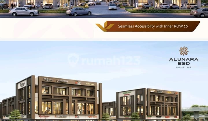Dijual Murah Ruko Baru Alunara Bsd City