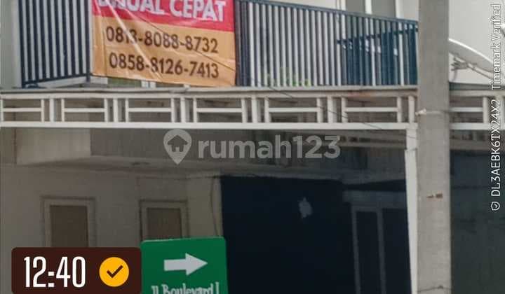 Dijual Rumah Posisi Hook 2 Lantai Siap Huni Lokasi Sangat Strategis Boulevard Raya, Cengkareng, Jakarta Barat