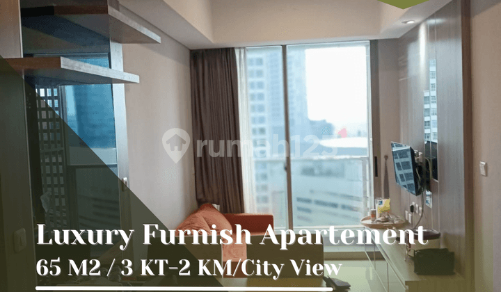 For Rent 3Br Apartment - Fully Furnished Strategic Location West Jakarta