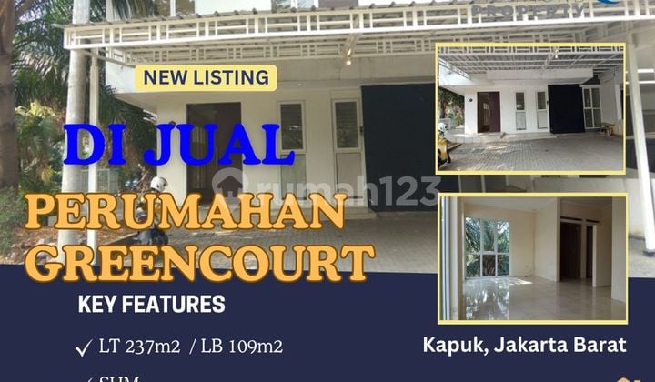 For Sale: Greencourt Kapuk Complex House, Highly Strategic Location, Suitable for Offices and Other Business Places. Market Price: 6 M X X X > Selling for Only 3.7 M Negotiable Until Sold !!