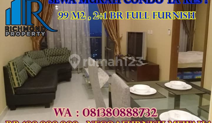 Rent Apartment: Taman Anggrek Residences 2Br - Ready to Move In