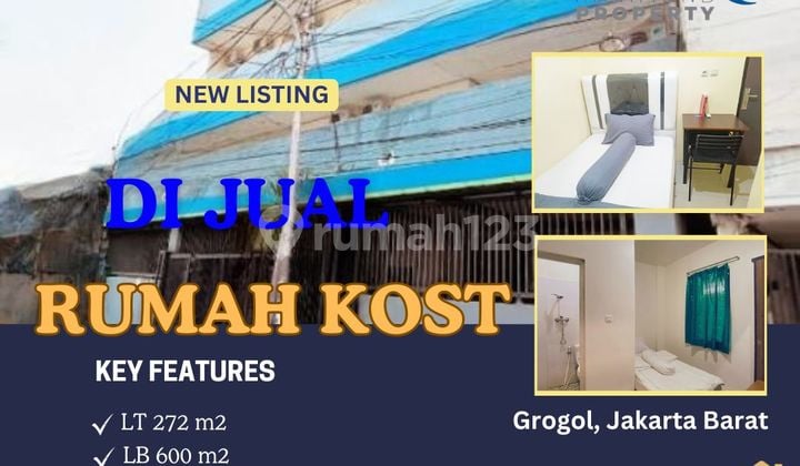 Di Jual Rumah Kost di Tomang, Grogol, Jakara Barat Lokasi Sangat Strategis Harga Pasaran 20 M Jual Hanya 14 M, Selalu Full Mahasiswan dan Karyawan, Nego Sampai Deal!!