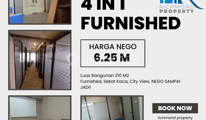 Dijual Cepat! Office Premium - The Mansion Fontana Kemayoran Strategis Area Bisnis Pusat Komersial Nego Deal!!