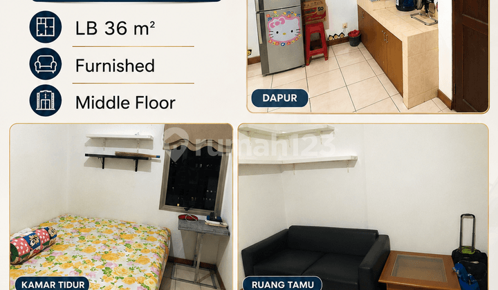 For Sale: Mediterania 2BR Apartment, Cheap Price, Strategic Location