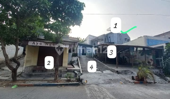 Dijual Murah Rumah Ada Kiosnya di Pondok Bahar Tangerang