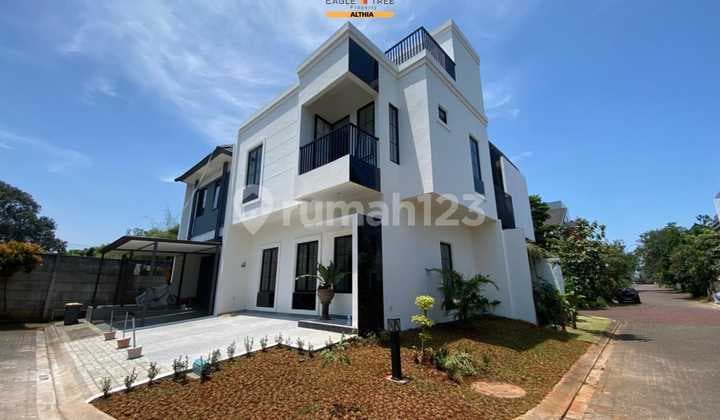 Rumah di BSD Posisi Hoek 2 Lantai Siap Huni, Dekat Pasmod BSD