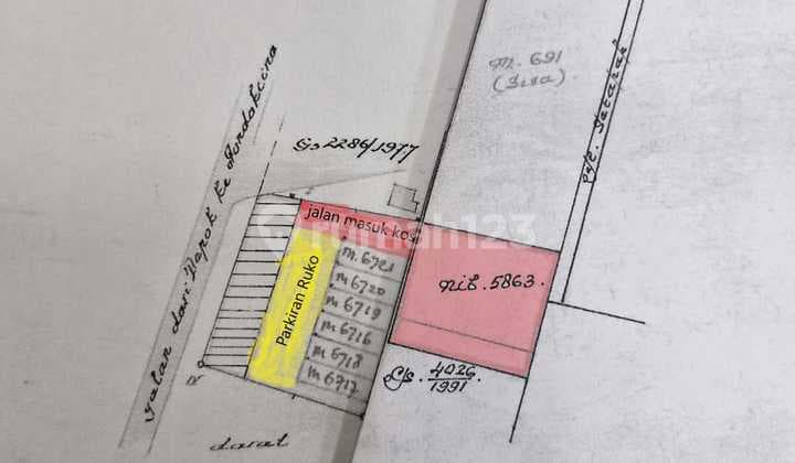 ⭕ *Dijual Tanah dan Bangunan* ⚠️ _Lokasi Super Strategis. Jalan Margonda Raya !_ (Kode Rmrg2890)