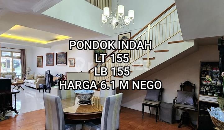 Rumah Siap Huni di Pondok Indah Jakarta Selatan
