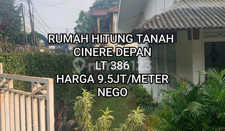 Asri Environment Land Counting House in Front Cinere
